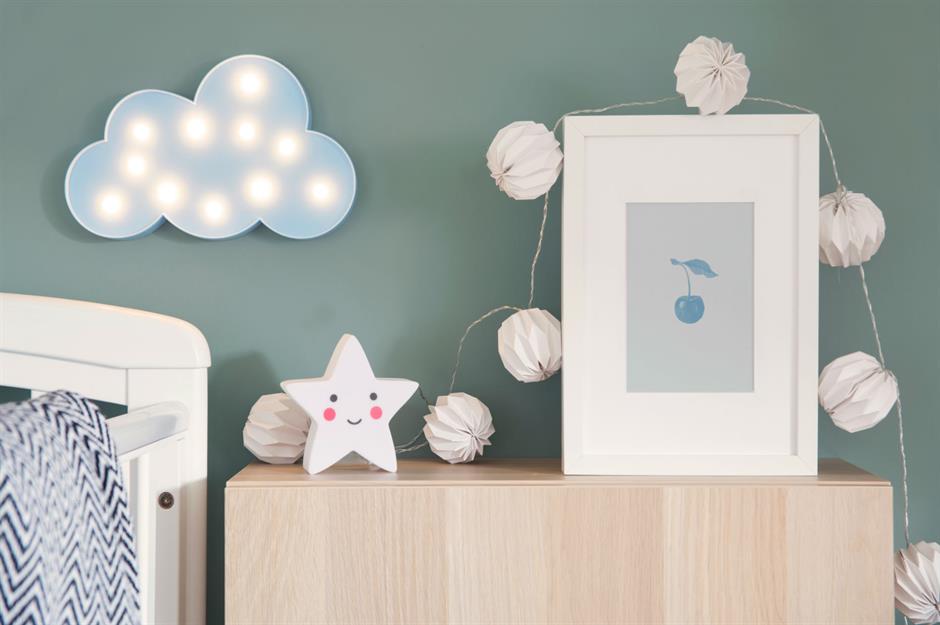 Soothe with a baby night light